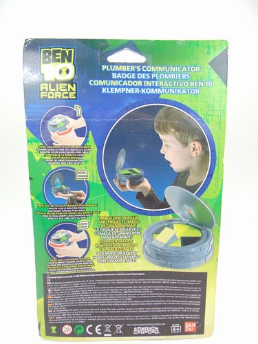 blister ben 10 alien force badge des plombirs communicator bandai vintage 2008 - Foto 12 di 16