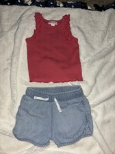 2 Piece Pink Girls Outfit  Cat & Jack Summer  NWT 18 Months
