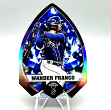 2022 Topps Chrome Ben Baller Diamond Die-cut Blue Wander Franco /75 Rays #BBDC-7
