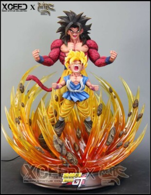 Dragon ball Gt Xceed 1/4 Resin statue Super Saiyan 4 Goku And Kid