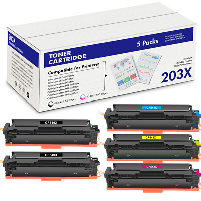 Toner CF540X für HP Color LaserJet Pro MFP M 281 fdw M 254 dw M 254 nw Drucker