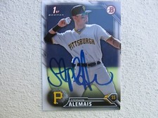 Pirates Stephen Alemais Signed Autographed 2016 Bowman Draft Mint