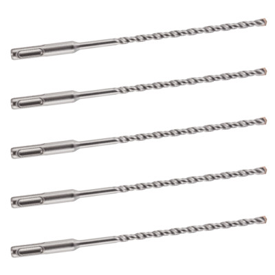 5 Stück - 6,5 mm x 210 mm lang SDS Plus Steinbohrer TCT für Ziegel Stein etc.