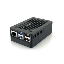 Raspberry Pi 5 Case for Official Raspberry Pi M.2 Hat , Custom 3D-Printed, Black