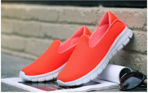 Women's Slip On Shoes Casual Mesh Walking Sneakers Comfortable Loafers Flats US - Picture 40 of 46
