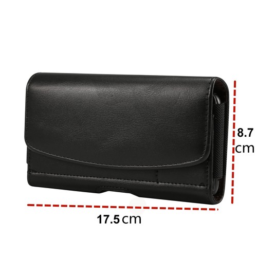 Universal Belt Pouch Clip Hip Loop Case for Mobile Phone Cover PU Leather Wallet - Picture 17 of 17