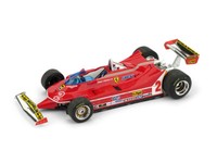 Ferrari 312 T5 G.Villeneuve 1980 #2 Brazil Gp 1:43 Modell R575 Brumm