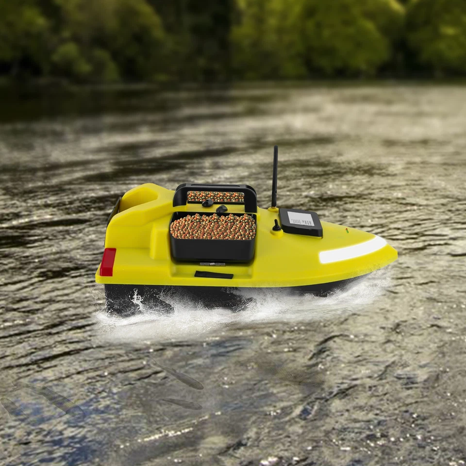 12000mAh Fishköder Boot mit 2 Hoppers Futterboot Köder 500m GPS-Fischköderboot D - Bild 4 von 4
