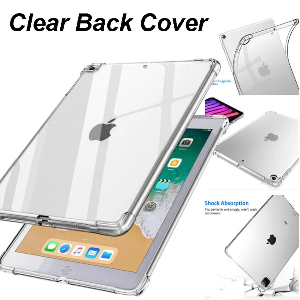 Clear Back Case Cover for Apple iPad Pro 12.9 inch 2022/2021/2020/2018/2017/2015 - Image 3 of 4