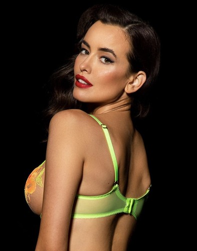 Honey Birdette Christine Neon Lime Bra Size 32DD - Picture 2 of 5