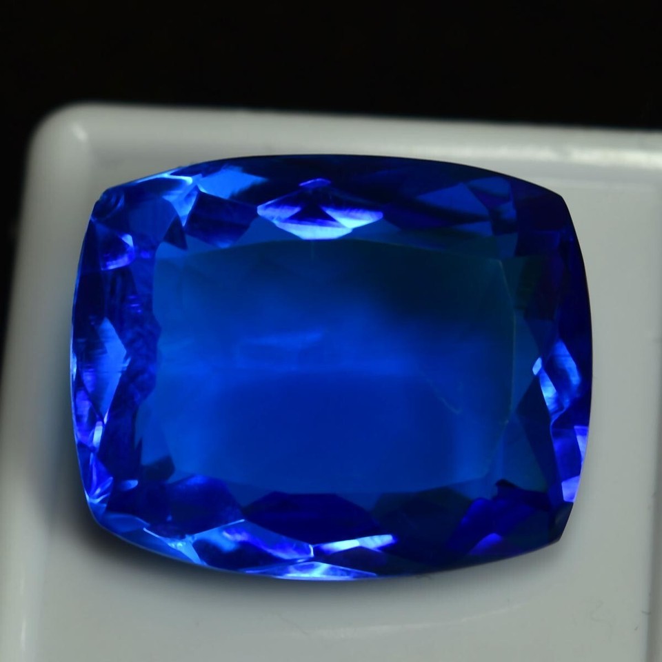 Natural Rare Lustrous 21.30 Ct Blue Tanzanite Cut Loose Gemstone GIE Certified eBay
