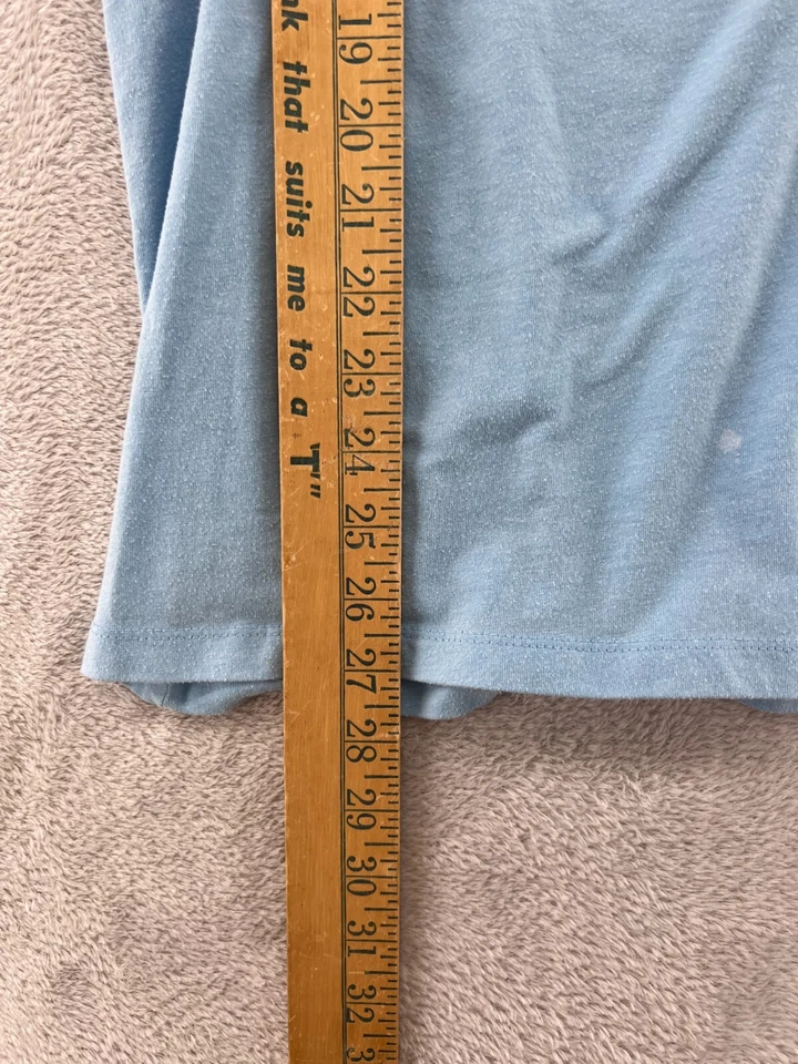 Mizuno Shirt Mens Medium 2017 Peachtree Road Race Short Sleeve Authentic Blue T - Image 4 of 4