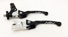 ASV F3 Front Brake + Clutch Perch Levers Pair Pack Black Yamaha Banshee 350 YFZ