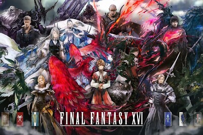 Final Fantasy XVI PS5 Premium POSTER MADE IN USA - NVG512