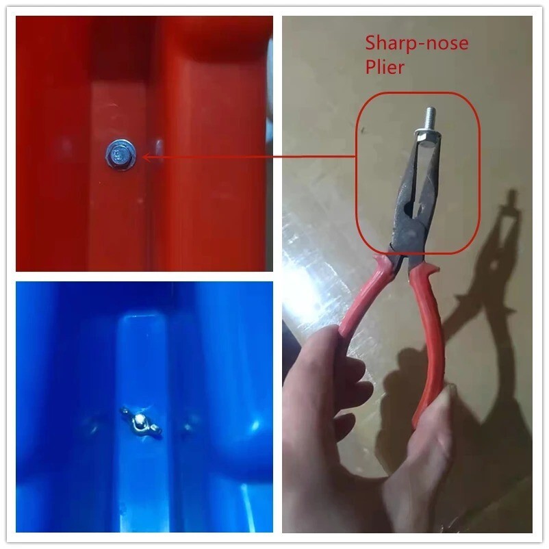 Concrete Brick Mold Interlocking Hollow Wall Construction Blocks Plastic Moulds