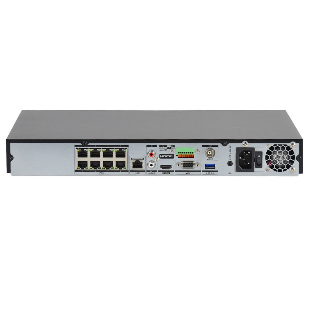 Hik NVR DVR DS-7608NI-I2/8P/S 8CH 8 POE 4K H.265 P2P For IP