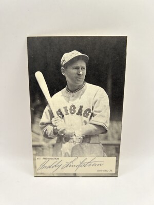 Freddie Lindstrom Signed 1974 TCMA #11 Postcard Beckett Auto COA