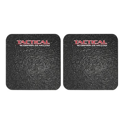 #ad Tactical Scorpion Gear Level III AR500 Steel Body Armor Pair 6x6 Flat Plate $29.66