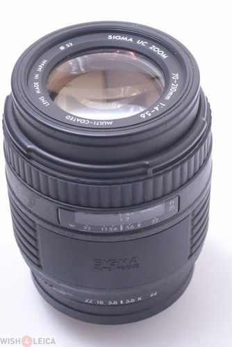✅ SIGMA, MINOLTA 70-210MM 4-5.6 UC ZOOM MULTI COATED AF, AUTO FOCUS LENS W/ CAPS - Picture 2 of 8