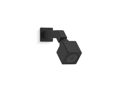 Kallista #P26005-00-BL Klyne Single-Function Showerhead  W/Arm-Matte Black *NOS*