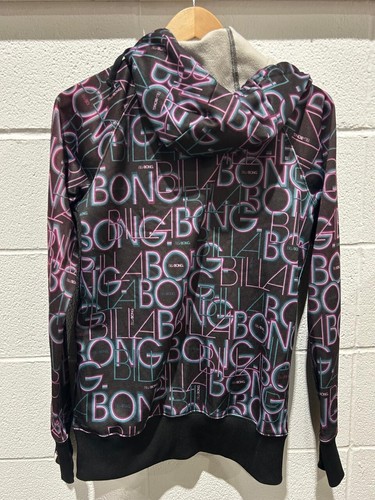 Billabong Women's Multicolor Zip-Up Hoodie Size L - Picture 3 of 5