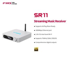 FiiO SR11 AirPlay Audio Streamer Receiver,WiFi Multiroom Streamer,Stream Hi-Res