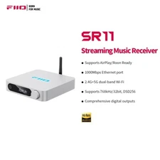 FiiO SR11 AirPlay Audio Streamer Receiver,WiFi Multiroom Streamer,Stream Hi-Res