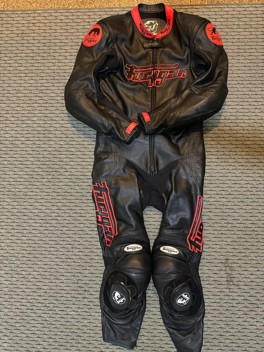 Furygan Leathers Men's Motorcycle Road Racing Suit Track Day Furygan Leathers Men's Motorcycle Road Racing Suit Track Day