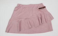 Girls' Skirts Ruffle Tiered High Waisted Faux Suede Mini Skirt Brand 8-9 Years