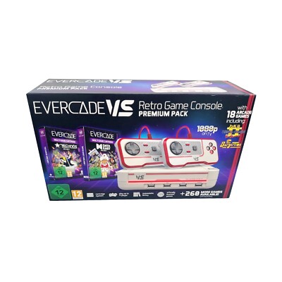 Blaze Evercade VS Premium Pack Retro Game Konsole +2 Module 18 Games NEU & OVP