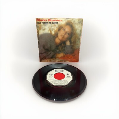 María Jiménez - Solo Porque Te Quiero / Con Tanto Amor - SINGLE 7'' PROMO 1982