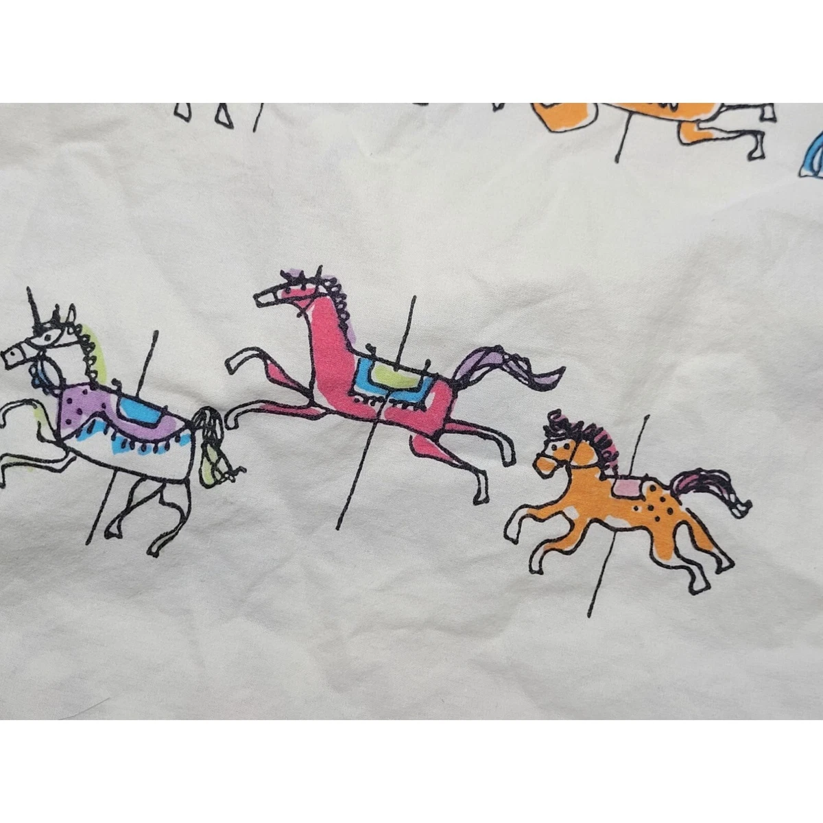 Carousel crib sheets sales