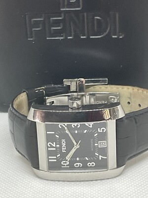 時計 FENDI WATCH F704242D New]Italian shell Gold diamond leather leather brown made of