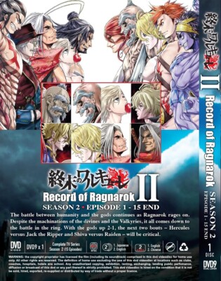 Record of Ragnarok Shuumatsu no Walküre Season 2 Japanese Anime