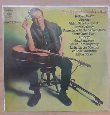 Pete Seeger Pete Seeger's Greatest Hits LP Italy 1968 Vinyl