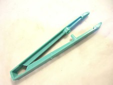 5  Plastic Tweezers Lot of 25 Serrated Jaw Non-Conductive Forceps   NEW