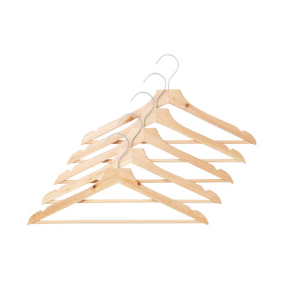 MUJI Knotty Wooden Hanger Width 43cm/set of 5