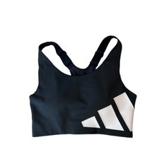XS Adidas Ultimate Alpha Sports Bra 3 Bar New High Support Padded