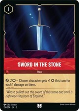 Disney Lorcana Rise of the Floodborn Uncommon Non Foil - 136 Sword in the Stone