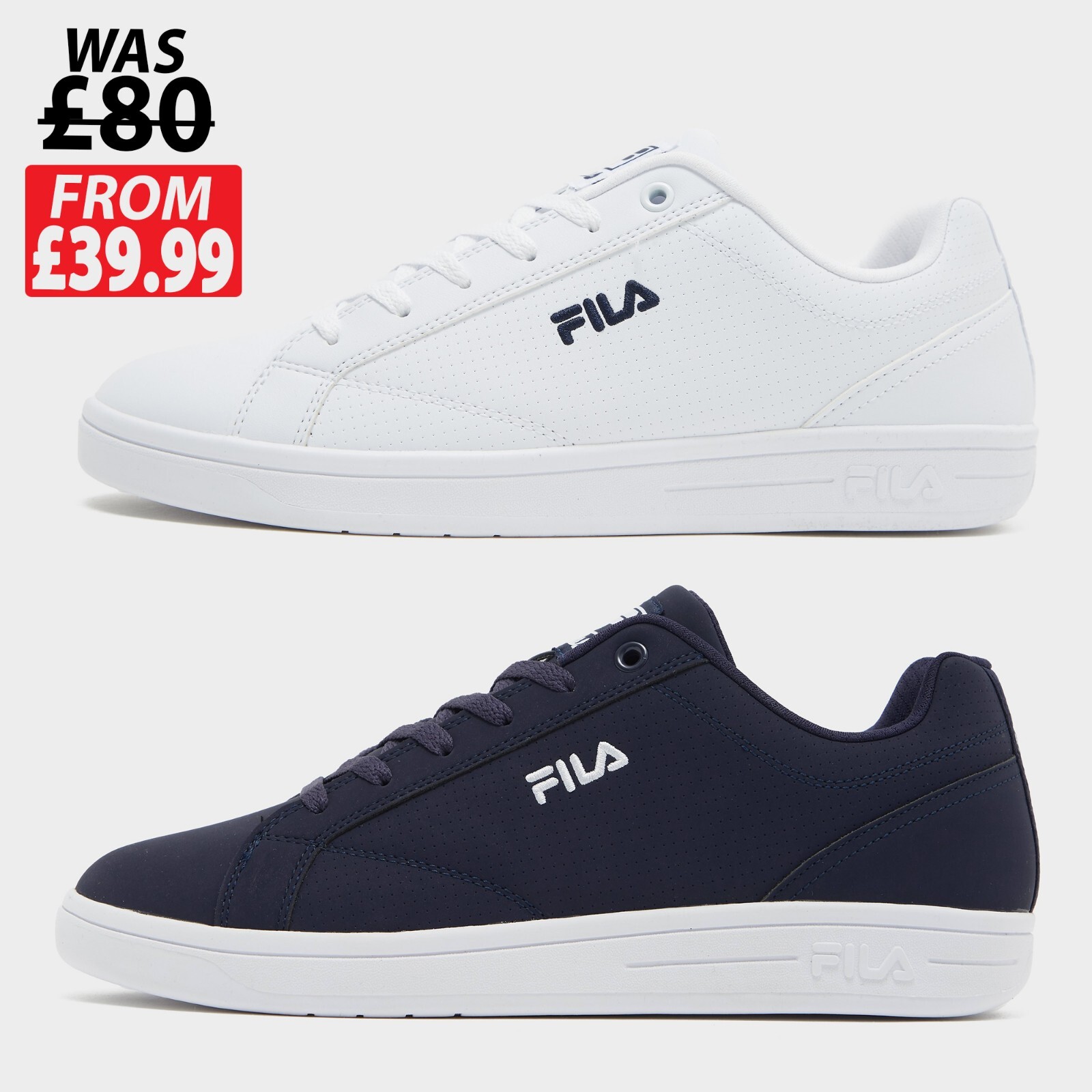 Scarpe da ginnastica uomo FILA CAMALFI NERO NAVY o BIANCO (taglia dalla 6 alla 12)