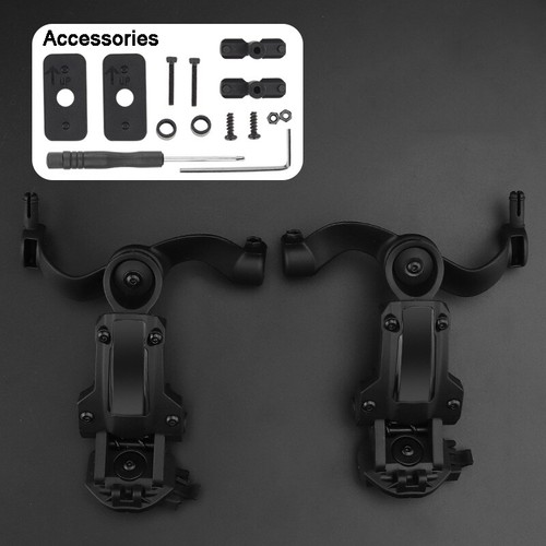 Tactical Helmet Rail Mount Kit Arm Mount Adapter for FCS AMP Headset Guide Rail - Picture 19 of 21