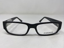 Parade Eyewear 1571 BLACK 53-18-140 Plastic Full Rim Eyeglasses Frame -K78