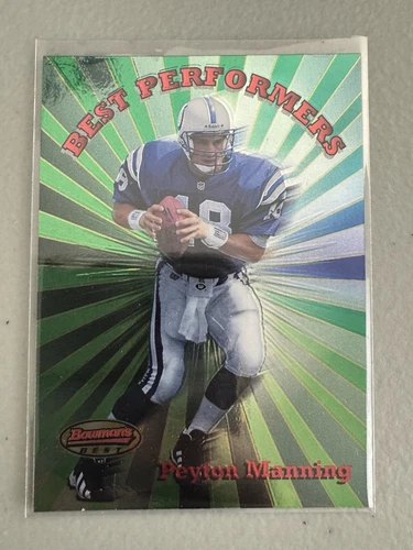 PEYTON MANNING 1998 Bowman's Best #BP1 Best Performers RC Rookie Colts Broncos