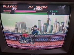 Vigilante TurboGrafx-16 1989 COMPLETE IN BOX NEC Vintage Video Game w/ Hangtab