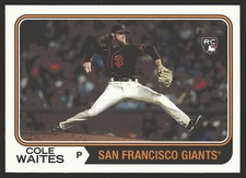 2023 Topps Heritage #258 Cole Waites RC