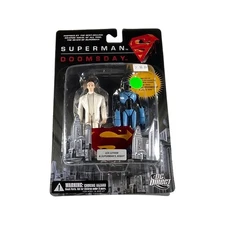 Lex Luthor & Superman's Robot Figure Superman Doomsday DC Direct Brand NEW
