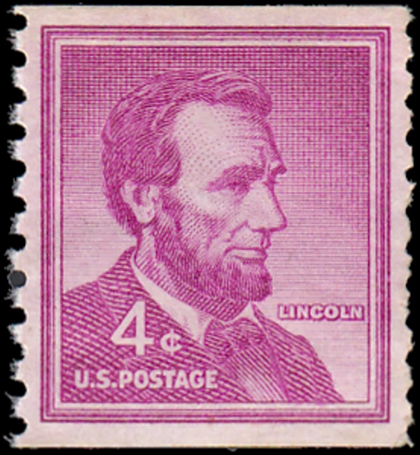 Abraham Lincoln 4 Cent Stamp In Unused Us Stamps (1941-Now) for