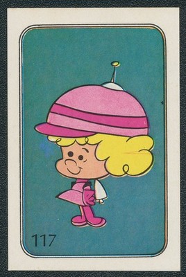 1984 JENNY JET THE SPACE KIDETTES HANNA BARBERA REYAUCA VENEZUELA CARD #117