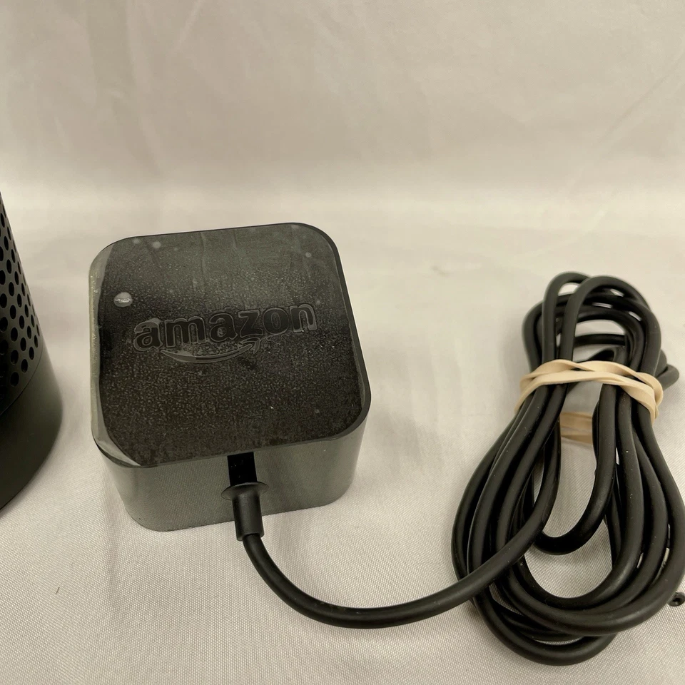 Amazon Echo Plus 1st Gen Smart Speaker Black SK705DI w/ Cord Tested - Image 3 of 4