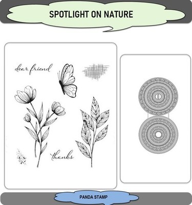 SPOTLIGHT ON NATURE Stamps and Cutting Dies Scrapbooking DIY Card Making Craft